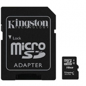 Cartão de Memória Kingston Micro SD 16GB