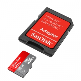 Cartão de Memória Sandisk MicroSD 16GB - Classe 10