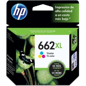 Cartucho HP 662XL colorido CZ106AB HP