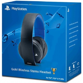 Headset Wireless Gold  Sony - PS4 PS3 PS Vita