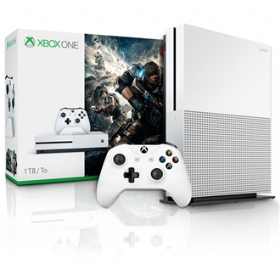 Console Xbox One S 1TB Branco c/ Jogo Gears of War 4