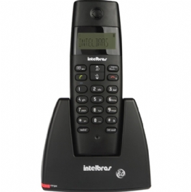 Telefone S/ Fio Intelbras TS40ID c/ Identificador de Chamadas