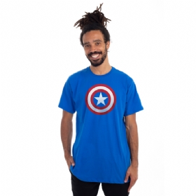 Camiseta Marvel Escudo Capitão América - Clube Comix - Piticas