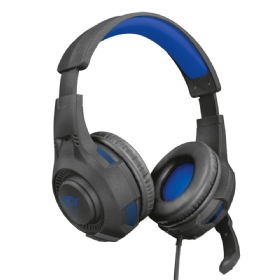 Headset Gamer Trust GXT 307 Ravu Para PS4 e PS5 Preto/Azul 23250