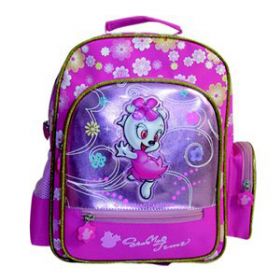 Mochila Escolar Feminina Mod-625 (Rosa)