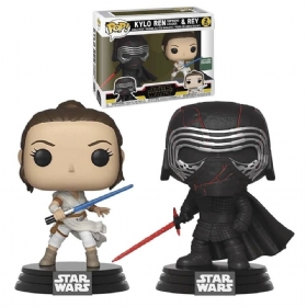 Boneco Funko Pop Kylo Ren Supreme Leader & Rey Star Wars - 2 Pack - Exclusive
