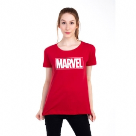 Camiseta Marvel Logo Baby Look - Clube Comix - Piticas