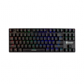 Teclado Mecânico Gamer Evolut Shodan RGB Switch Outemu Red US - EG-203RG